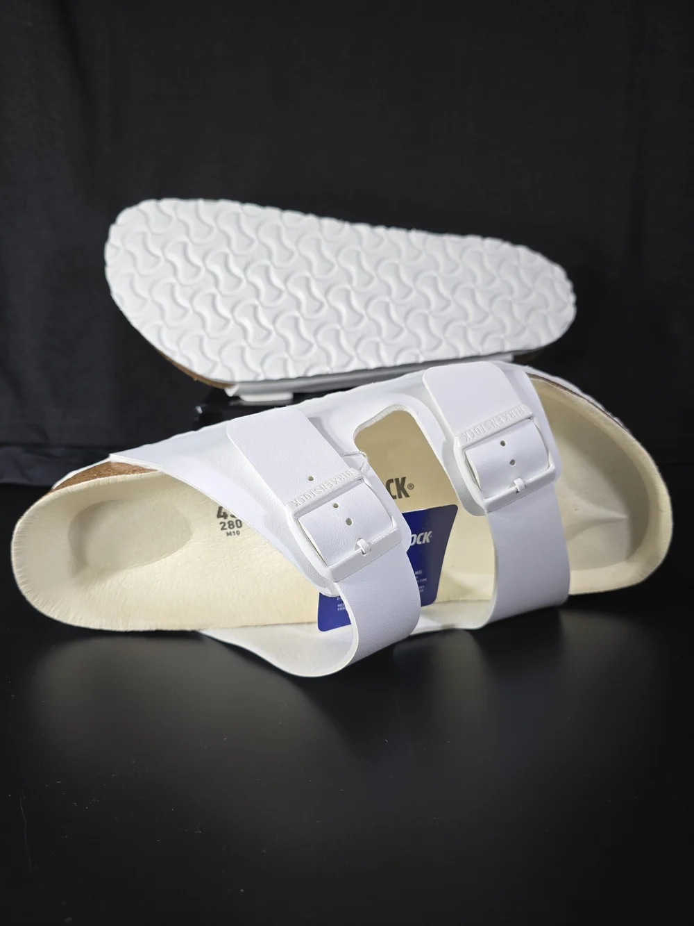Men’s Birkenstock Arizona – White | Size 10 | New in Box